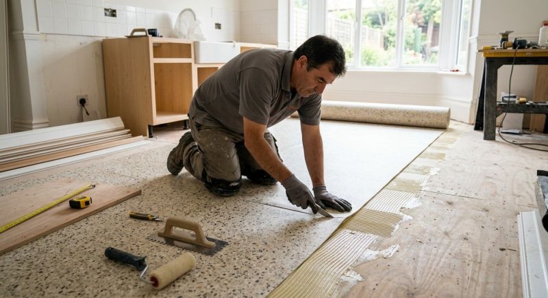 Linoleum Floor Installation in Anderson, SC