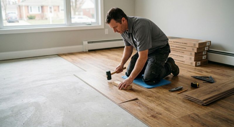 Linoleum Floor Installation in Anderson, SC