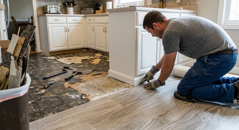 Linoleum Floor Installation in Hartwell, GA