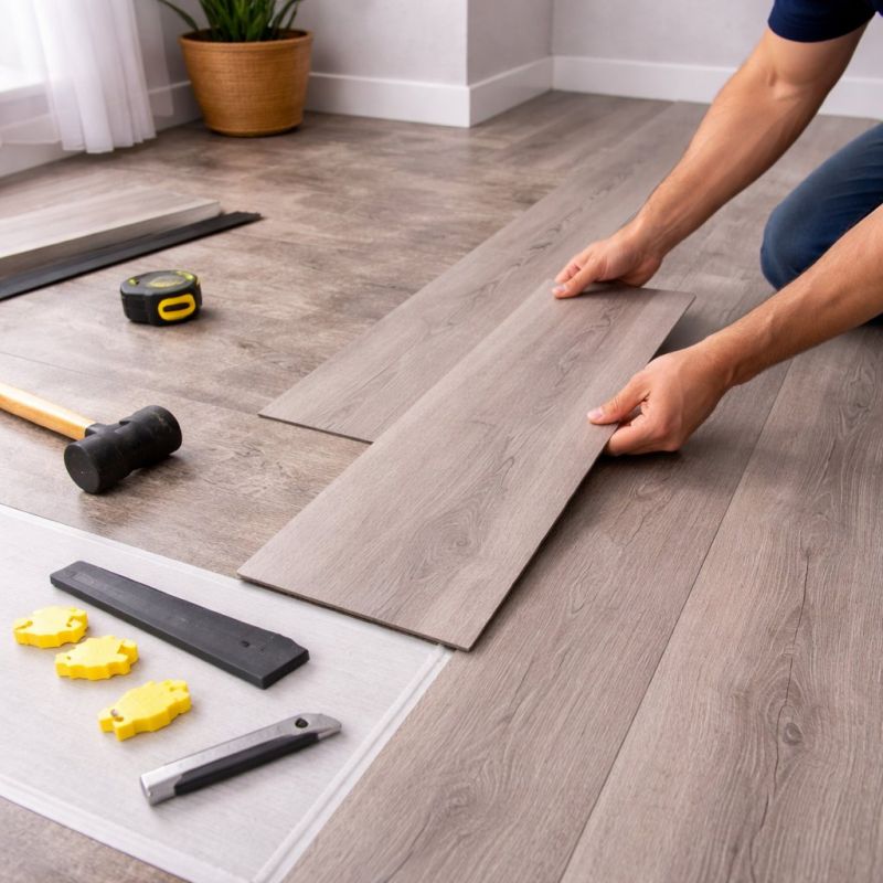 Luxury Vinyl Tile Installation in Oconee County, SC