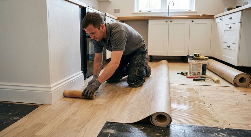 Sheet Linoleum Installation in Easley, SC